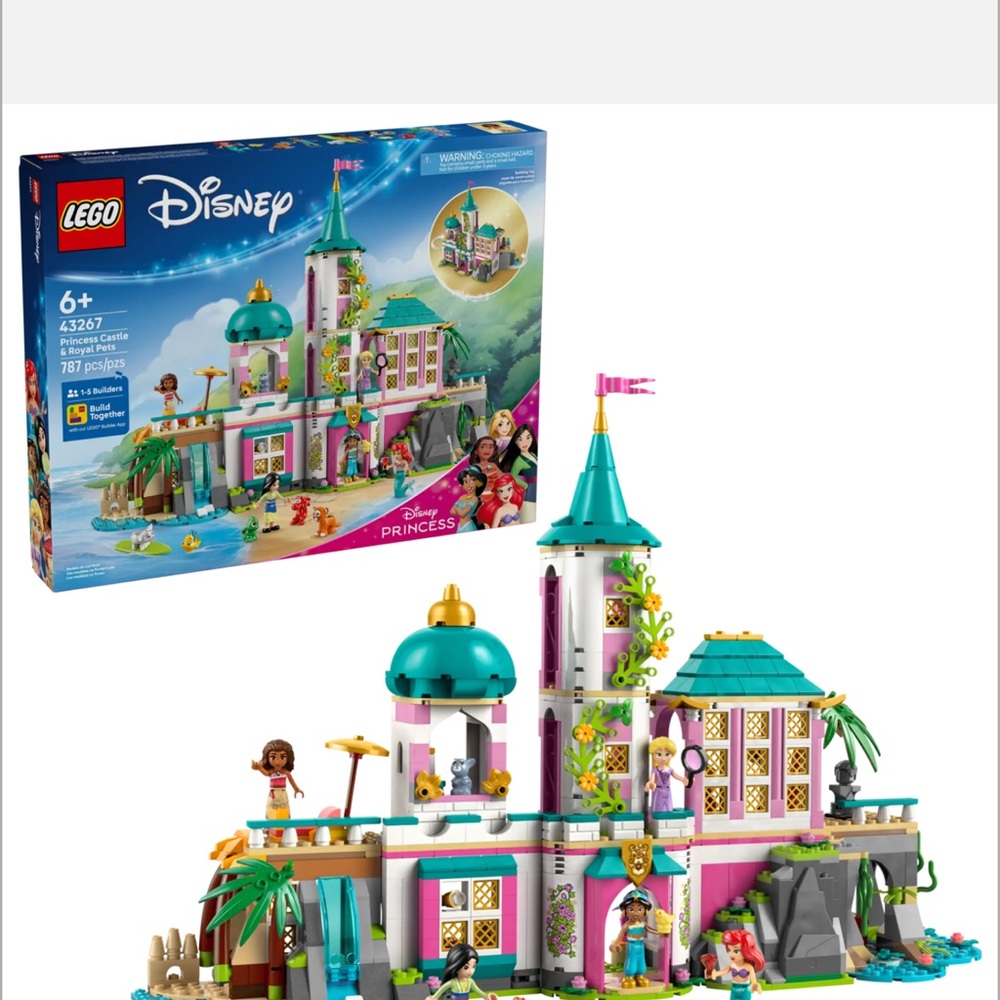 LEGO Disney Princess Enchanted Castle - Teal, Pink, White
